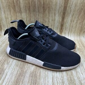 Adidas NMD R1 Men's Size 11.5 Running Shoes Sneakers‎ Black White Gum B42200